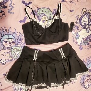 Dolls Kill Unfair Maiden Gothic Lolita Set Killstar Hot Topic Widow Sourpuss